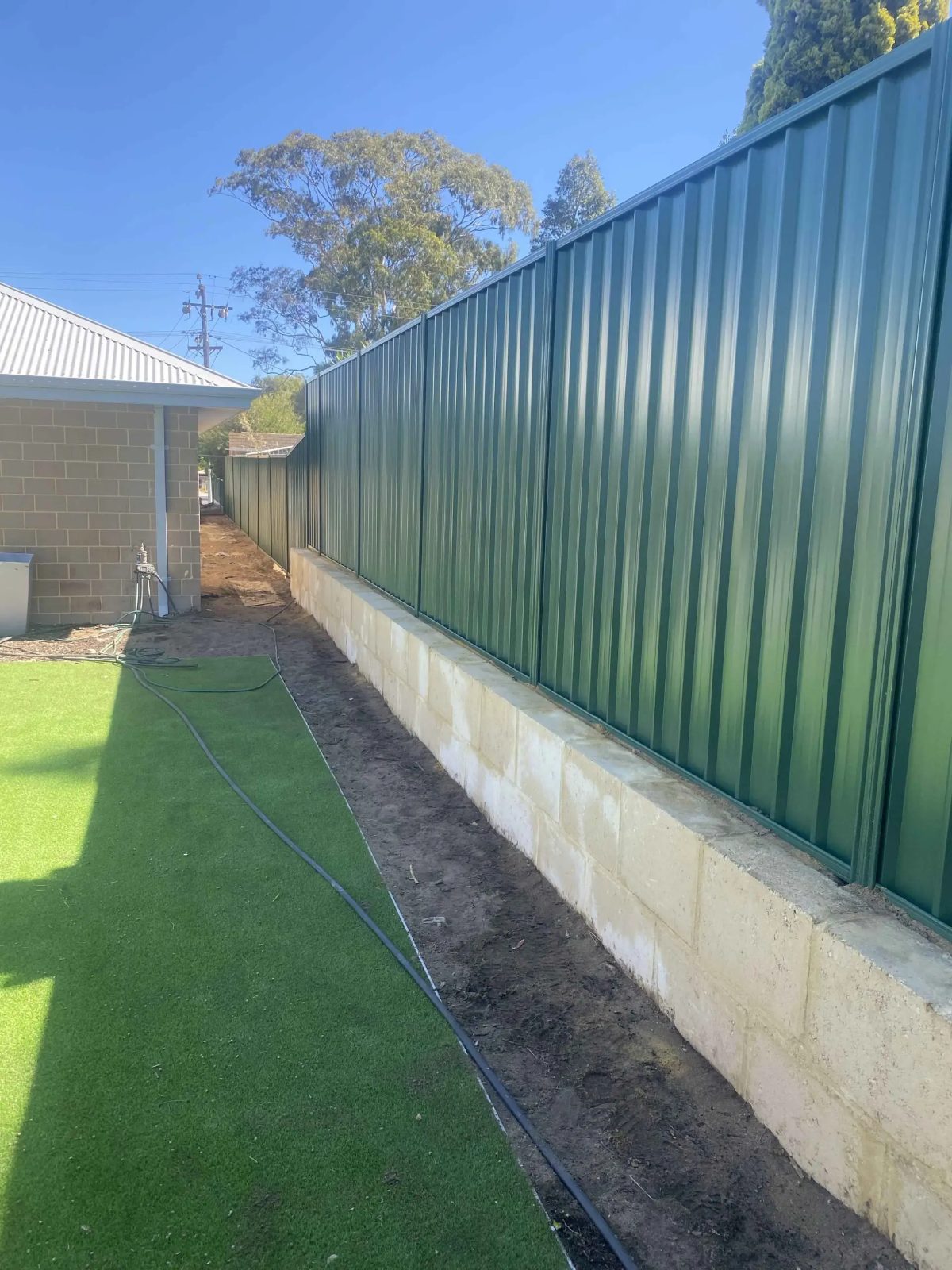 Colorbond Fencing in Woodvale